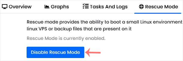 Virtualizor-disable-rescue-mode.gif
